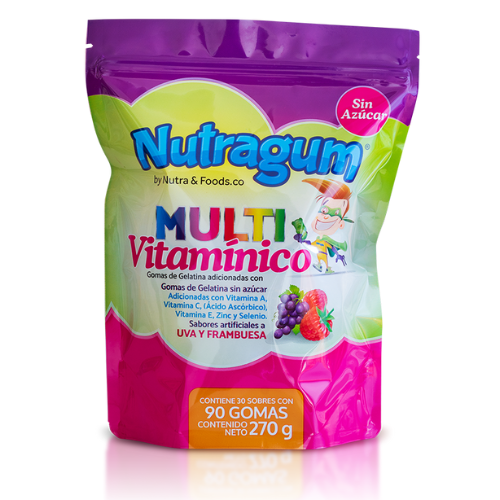 NUTRAGUM MULTIVITAMINICO GOMITAS X 90